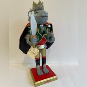 Nutcracker 14” tall.  Good condition, minor flaws/scratches.  See photos.